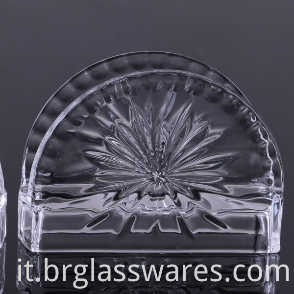 crystal glass napkin holder 2